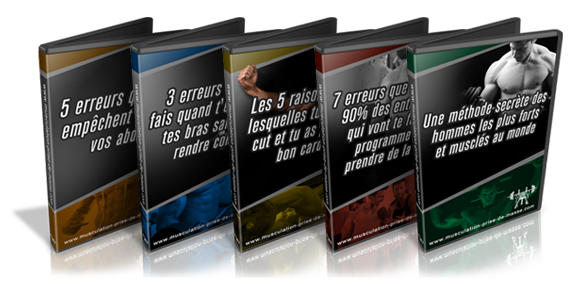 5 DVD pour être cut, avoir tes abdos et prendre de la masse